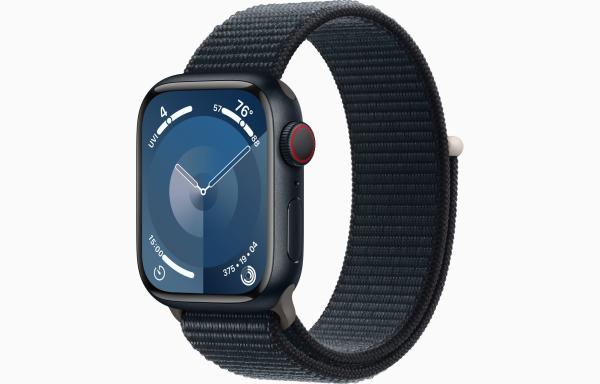Apple Watch S9 Cell/ 45mm/ Midnight/ Sport Band/ Midnight