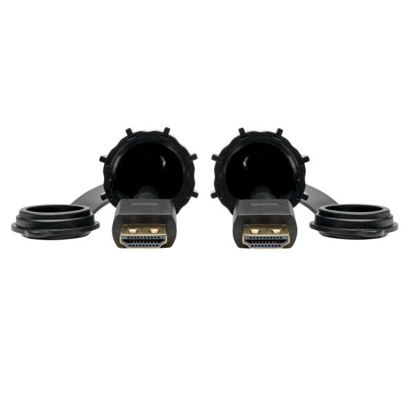 Tripplite Kabel HDMI vysokorychlostní + Ethernet, 4K, odolný IP68 (Samec/ Samec), černá, 1.83m 
