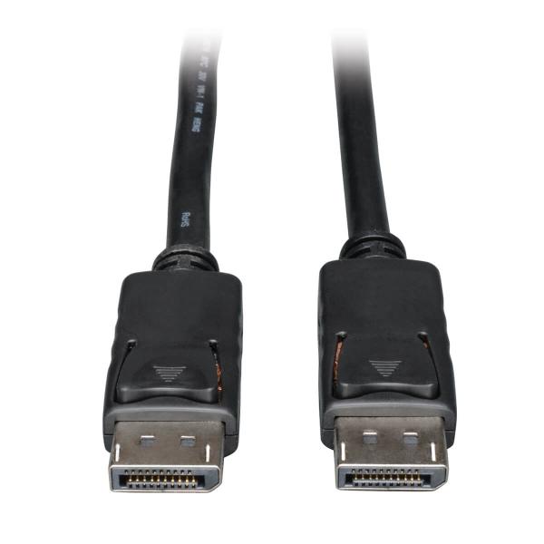 Tripplite Kábel DisplayPort so západkou, 4K 60Hz, (Samec/ Samec), 0.91m