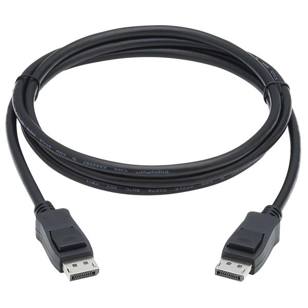 Tripplite Kabel DisplayPort 1.4 se západkou, UHD 8K, HDR, 4:2:0, HDCP2.2, (Samec/ Samec), černá, 1.83m 