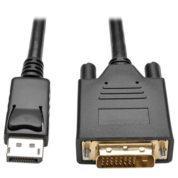 Tripplite Video kábel DisplayPort s aretáciou / DVI Dual Link (Samec/ Samec), 1.8m