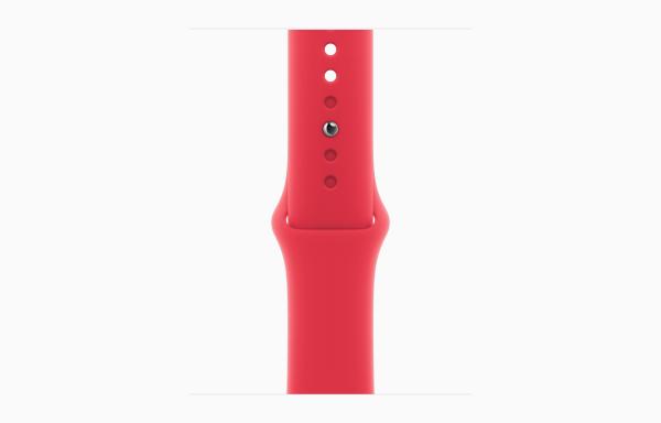 Apple Watch S9/ 41mm/ PRODUCT RED/ Šport Band/ PRODUCT RED/ -S/ M 