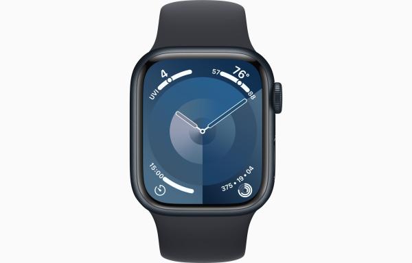 Apple Watch S9/ 45mm/ Midnight/ Sport Band/ Midnight/ -S/ M 