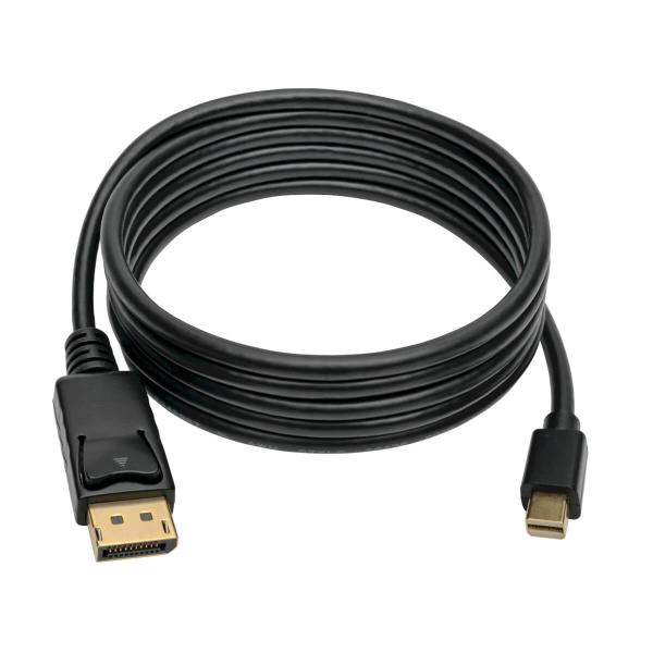 Tripplite Video kábel Mini DisplayPort / DisplayPort (Samec/ Samec), 4K 60Hz, čierna, 1.8m 