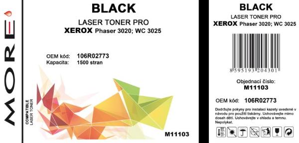 OWA Armor toner kompatibilní s Xerox 106R02773, 1500str, černá/ black
