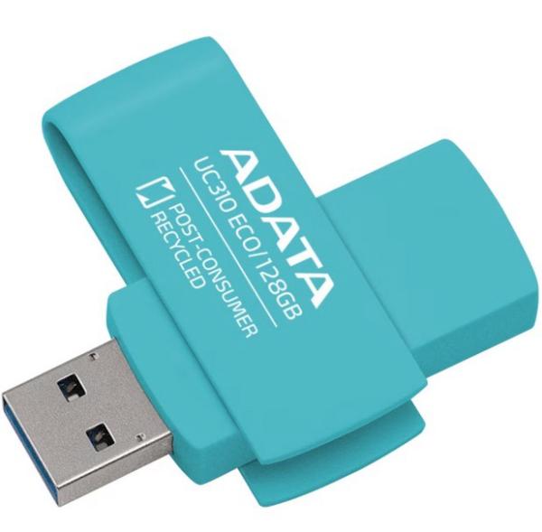 ADATA UC310 ECO/ 128GB/ USB 3.2/ USB-A/ Zelená 