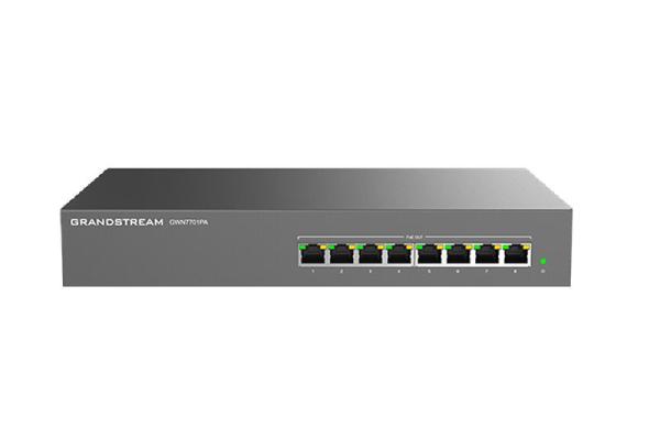 Grandstream GWN7701PA Unmanaged Network Switch 8 portov / 8 PoE out