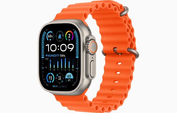 Apple Watch Ultra 2/ 49mm/ Titan/ Sport Band/ Orange Ocean