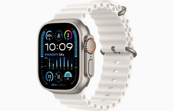 Apple Watch Ultra 2/ 49mm/ Titan/ Sport Band/ White Ocean