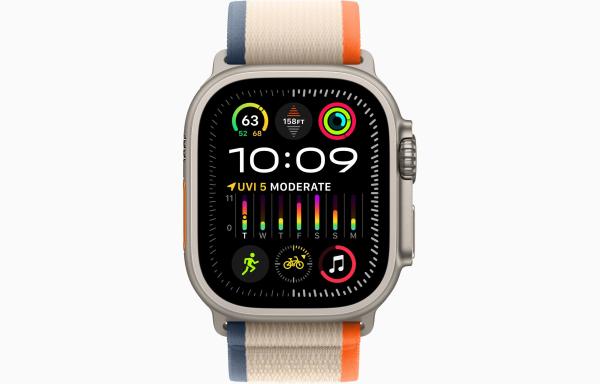 Apple Watch Ultra 2/ 49mm/ Titan/ Šport Band/ Orange-Beige Trail/ -S/ M 