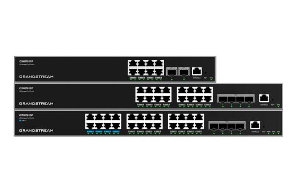 Grandstream GWN7812P Layer 3 Managed Network PoE Switch 16 portov / 4 SFP+