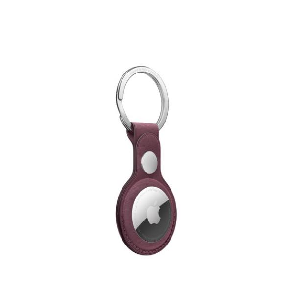 AirTag FineWoven Key Ring - Mulberry 
