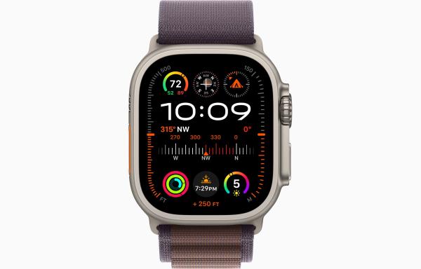 Apple Watch Ultra 2/ 49mm/ Titan/ Sport Band/ Indigo Alpine/ Medium 