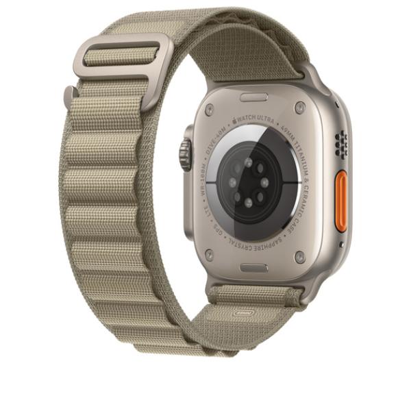 Apple Watch 49mm Olive Alpine Loop - Large 