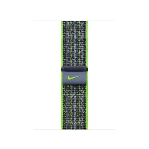 Apple Watch 41mm Bright Green/Blue Nike Sport Loop