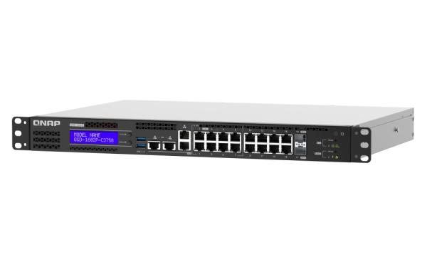 QNAP riadený hybridný switch QGD-1602-C3758-16G (8x GbE + 8x 2, 5 GbE + 2x 10GbE SFP+, 16GB RAM) 