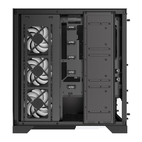 ADATA XPG case INVADER X Mid-Tower,  bez zdroje,  5x 120mm Fan,  Černá 