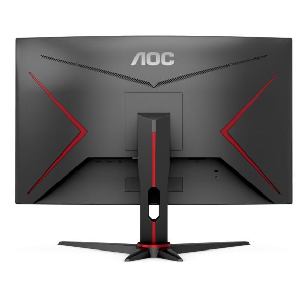 AOC MT VA LCD WLED 27" C27G2E/ BK - VA panel,  1920x1080,  165Hz,  D-Sub,  2xHDMI,  DP,  USB 3.2,  zakriven 