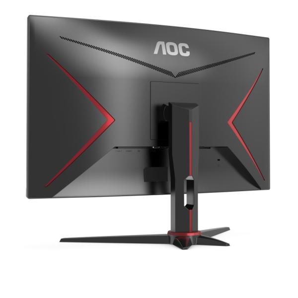 AOC MT VA LCD WLED 27" C27G2E/ BK - VA panel,  1920x1080,  165Hz,  D-Sub,  2xHDMI,  DP,  USB 3.2,  zakriven 