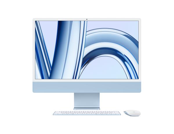 Apple iMac 24/ 23, 5"/ 4480 x 2520/ M3/ 8GB/ 512GB SSD/ M3/ Sonoma/ Blue/ 1R