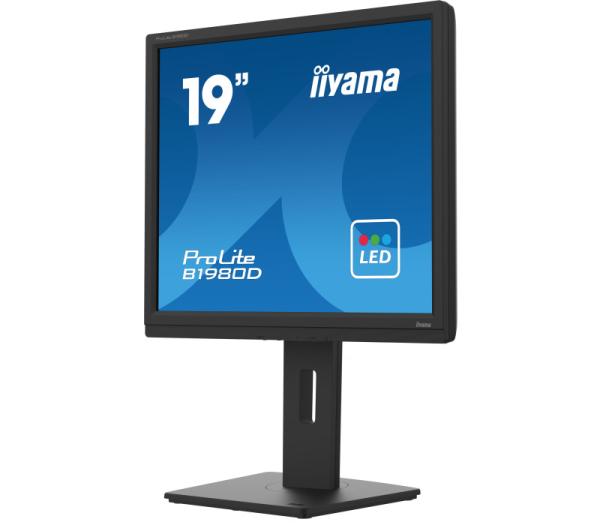 iiyama ProLite/ B1980D-B5/ 19"/ TN/ 1280x1024/ 60Hz/ 5ms/ Black/ 3R 