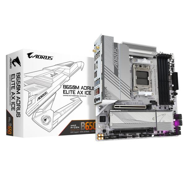 GIGABYTE B650 AORUS ELITE AX ICE/ AM5/ mATX 
