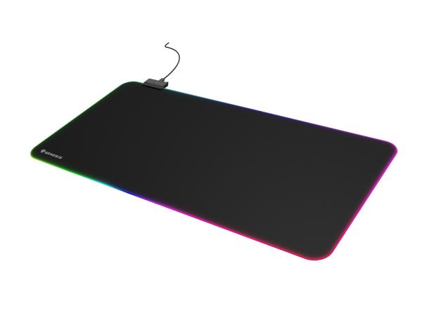 Herní podložka pod myš s RGB podsvícením Genesis BORON 500 XXL, 800x400mm 