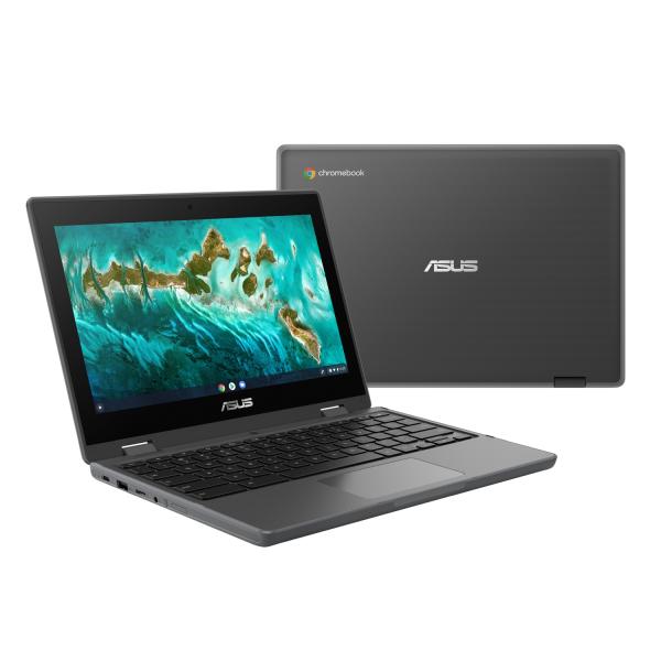 ASUS Chromebook Flip CR1/ CR1100FKA/ N4500/ 11, 6"/ 1366x768/ T/ 4GB/ 64GB eMMC/ UHD/ Chrome/ Gray/ 2R 