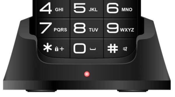 EVOLVEO EasyPhone FS, vyklápací mobilný telefón 2.8" pre seniorov s nabíjacím stojanom (čierna farba) 
