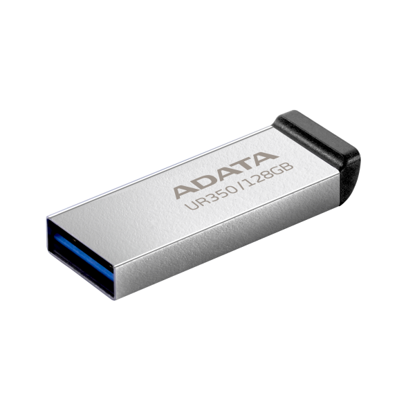 ADATA UR350/ 128GB/ USB 3.2/ USB-A/ Černá 