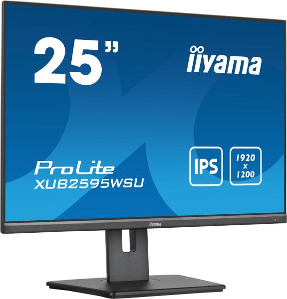 iiyama ProLite/ XUB2595WSU-B5/ 25"/ IPS/ FHD/ 75Hz/ 4ms/ Black/ 3R 