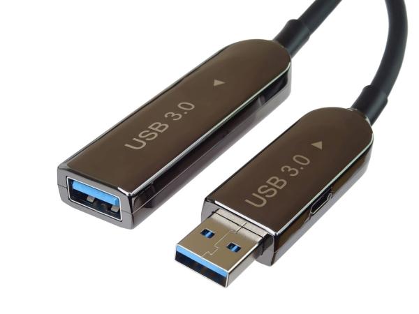 PremiumCord USB 3.2 + 2.0 AOC kábel A/ M - A/ F 30m