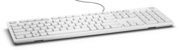 Dell klávesnica, multimediálna KB216, GER biela 