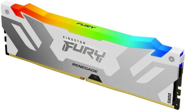 Kingston FURY Renegade/ DDR5/ 16GB/ 8000MHz/ CL38/ 1x16GB/ RGB/ White 
