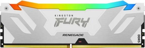 Kingston FURY Renegade/ DDR5/ 16GB/ 8000MHz/ CL38/ 1x16GB/ RGB/ White