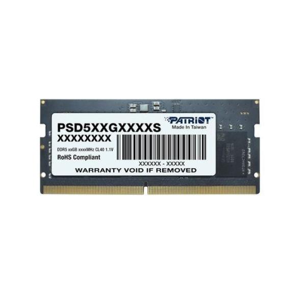 Patriot Signature Line/ SO-DIMM DDR5/ 8GB/ 4800MHz/ CL40/ 1x8GB