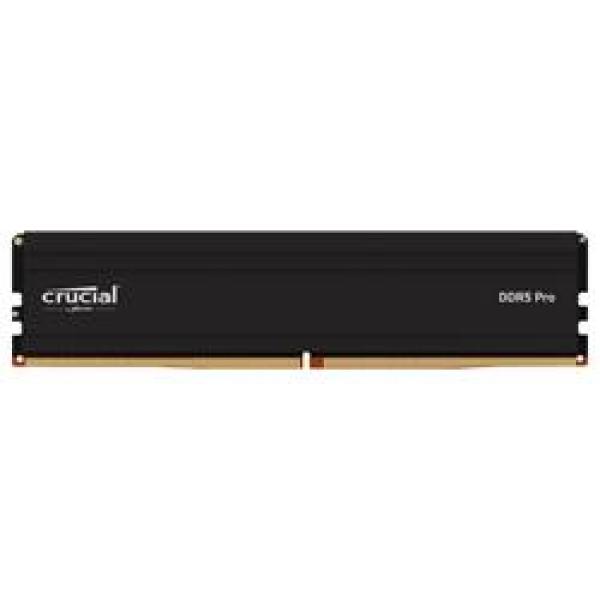 Crucial Pro/ DDR5/ 24GB/ 5600MHz/ CL46/ 1x24GB/ Black