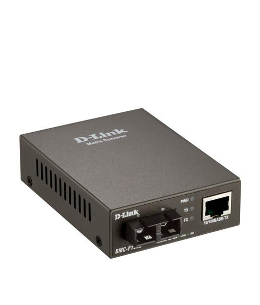 D-Link DMC-F15SC/ E - 10/ 100BaseTX to 100BaseFX (SC) Single-mode Media Converter (15km) 
