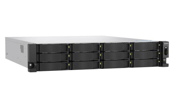 QNAP TS-h1277AXU-RP-R5-16G (Ryzen pre 5, 1GHz, ZFS, 16GB DDR5 RAM, 12x SATA, 2x 2, 5GbE, 2x 10GbE) 