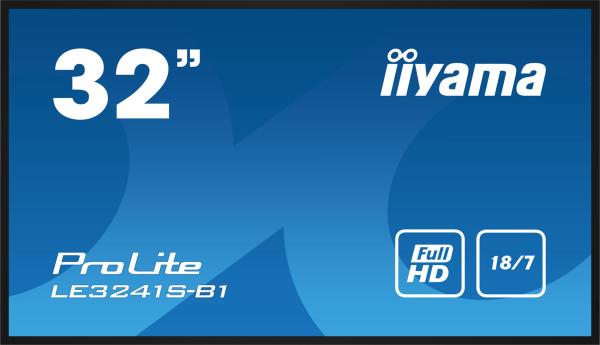 32" LCD iiyama LE3241S-B1: IPS, FHD, HDMI, LAN, repro