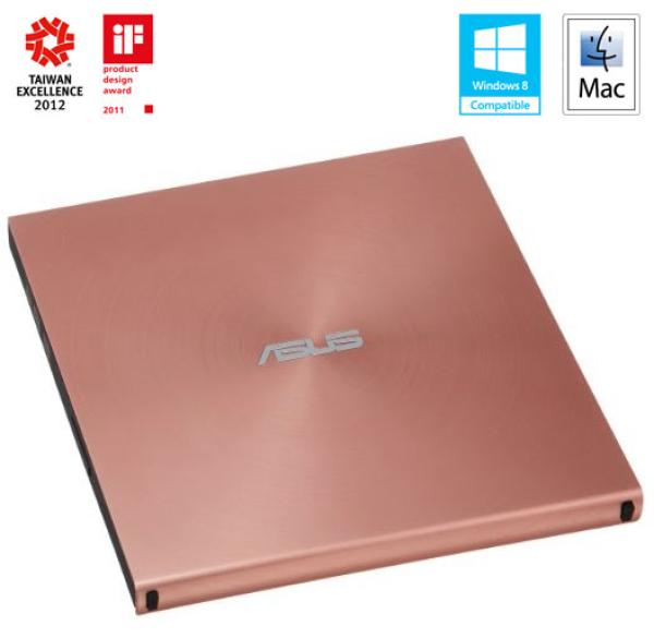 AKCIA_ASUS SDRW-08U5S-U/ PINK externý slim + soft