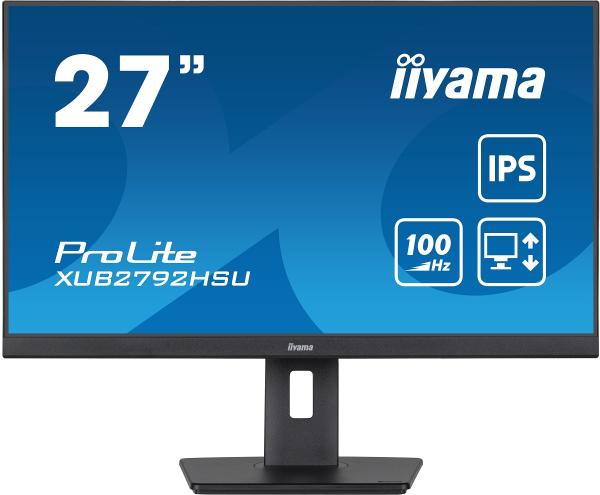 iiyama ProLite/ XUB2792HSU-B6/ 27"/ IPS/ FHD/ 100Hz/ 0, 4ms/ Black/ 3R