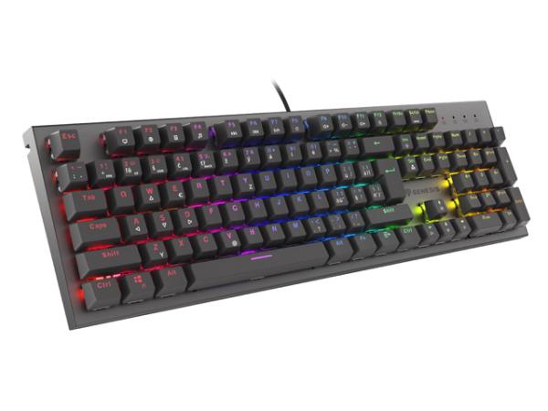 Genesis herná mechanická klávesnica THOR 303/ RGB/ Outemu Red/ Drôtová USB/ SK-SK layout/ Čierna