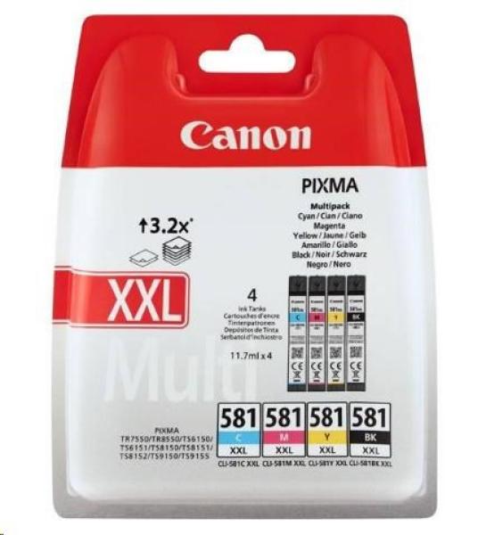 Canon CLI-581XXL BK/ C/ M/ Y MULTI SEC
