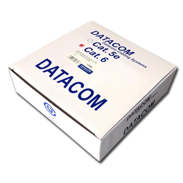 DATACOM UTP flex, Cat6 PVC, sivý, 100m, lanko 