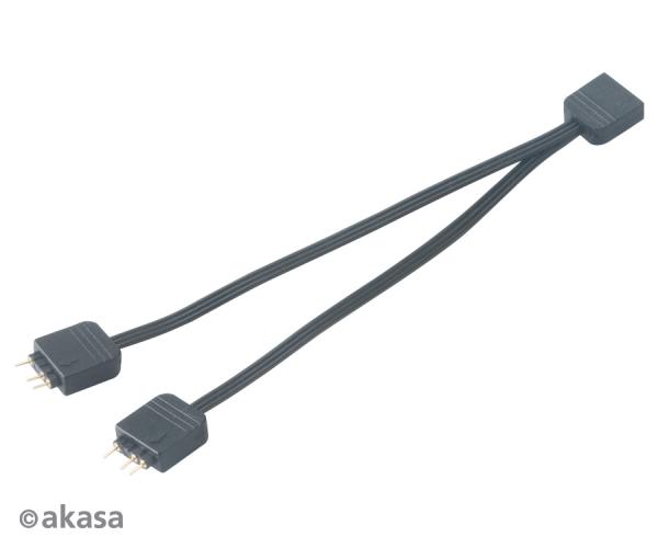 AKASA - RGB LED kábel-splitter adresovateľný 12 cm