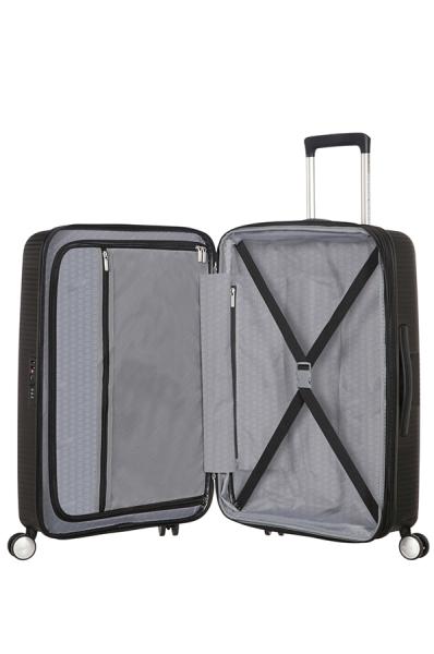 American Tourister Soundbox Spinner 67 Exp. Black 