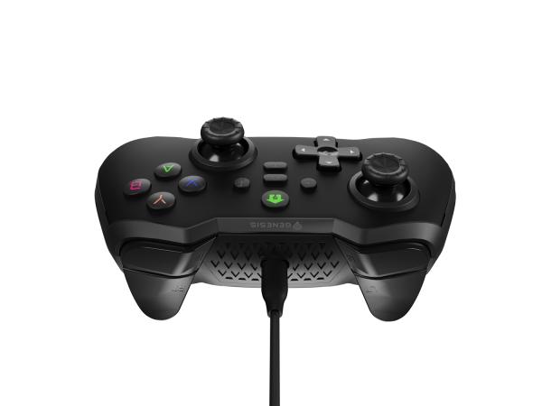 Drátový gamepad Genesis MANGAN 300, pro PC/ Switch/ Mobil, černý 