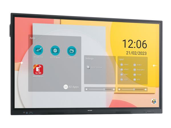 75" LED SHARP PN-LC752, 3840x2160, 16/ 7, 450cd, IR 