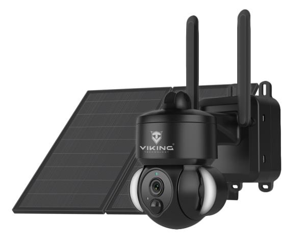 Viking solární HD kamera HDs03 4G,  černá